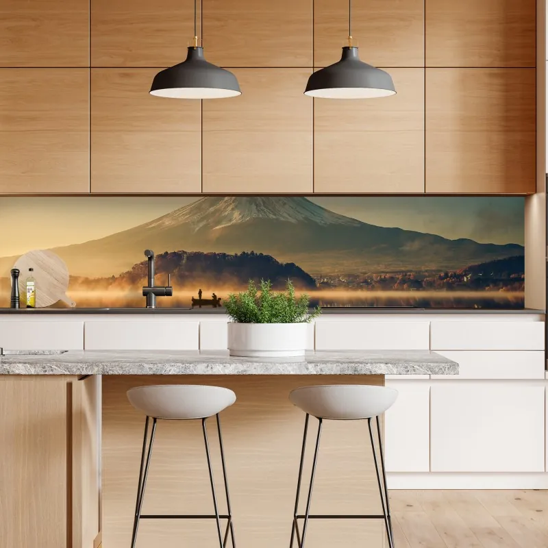 Naklejka repozycjonowalna tropikalne liście bananowca – Wallissimo®