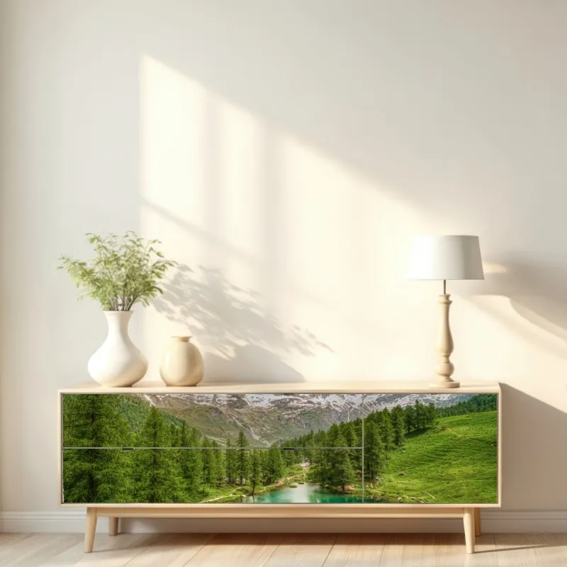 Naklejka repozycjonowalna wejście na plażę w Lubiatowie, Polska – Wallissimo®