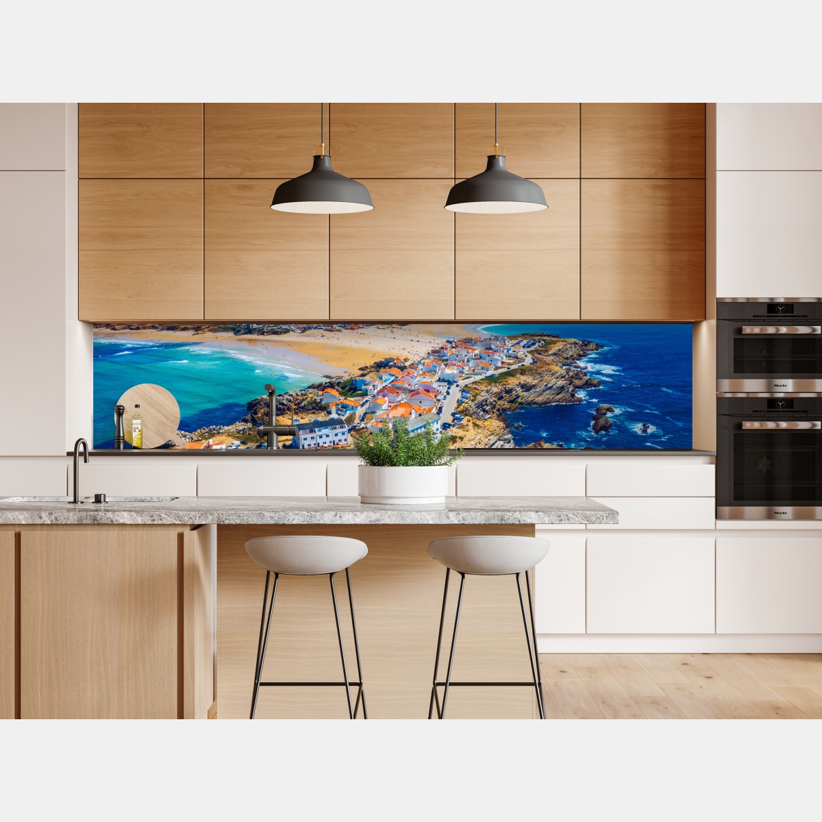 Naklejka repozycjonowalna Baleal wyspa i wybrzeże, Portugalia widok z lotu ptaka – Wallissimo® Naklejka repozycjonowalna Baleal wyspa i wybrzeże, Portugalia widok z lotu ptaka – Wallissimo®