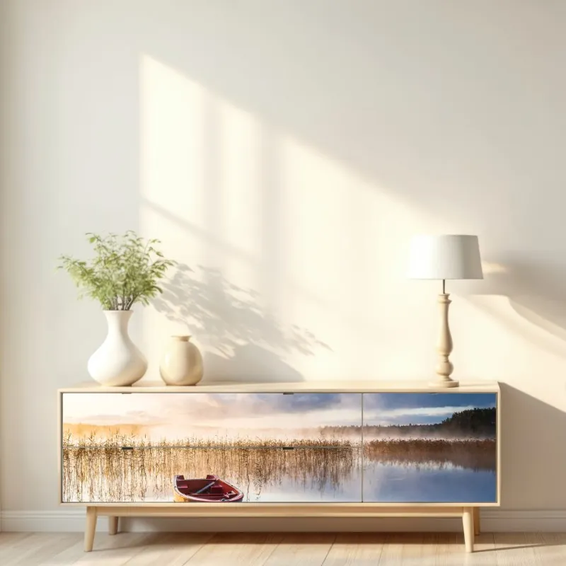 Naklejka repozycjonowalna różowa cukierkowa spirala – Wallissimo®