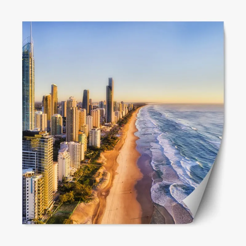 Naklejka repozycjonowalna żywy geometryczny wzór pop – Wallissimo®