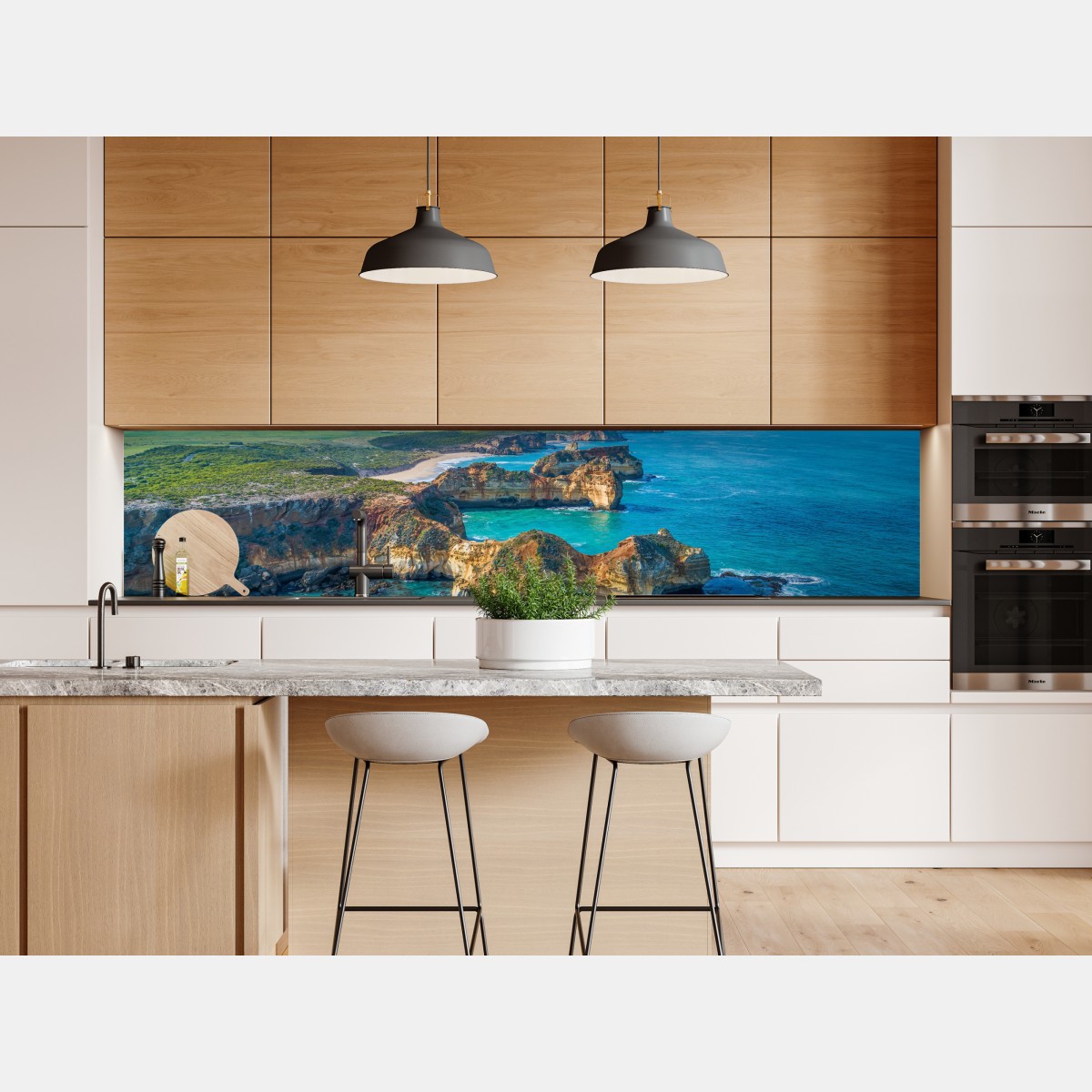 Naklejka repozycjonowalna Great Ocean Road nadmorska panorama – Wallissimo® Naklejka repozycjonowalna Great Ocean Road nadmorska panorama – Wallissimo®