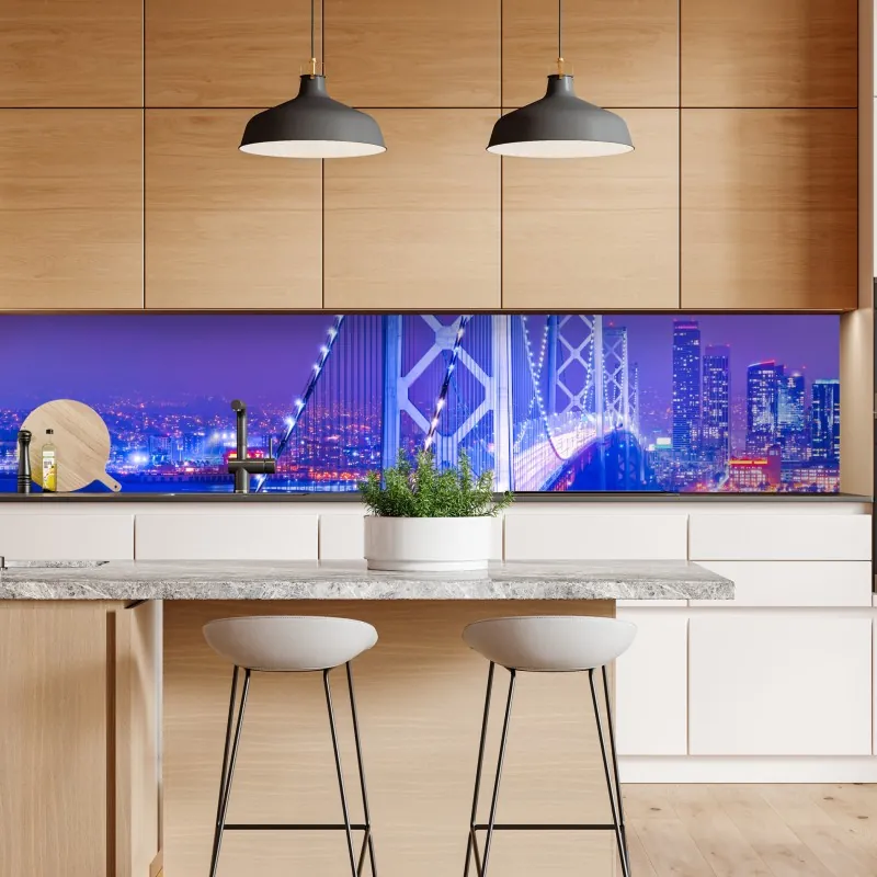 Naklejka repozycjonowalna akwarelowe liście eukaliptusa na ciemnym tle – Wallissimo®