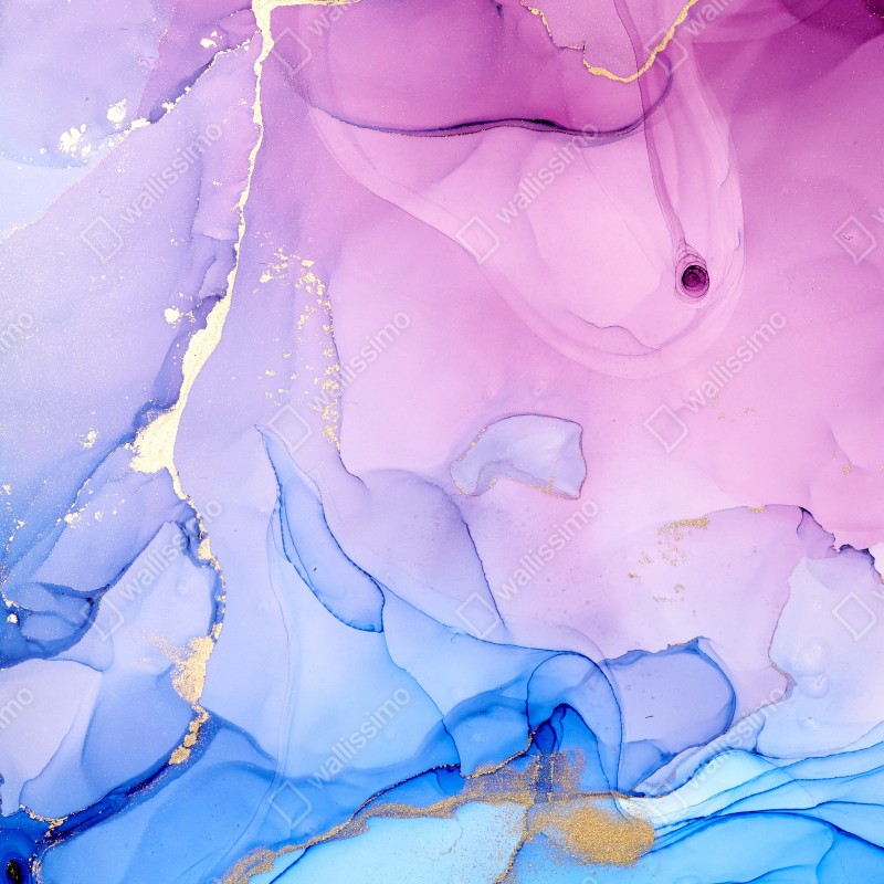 Naklejka repozycjonowalna różowo-niebieski marmur abstrakcyjny – Wallissimo® Naklejka repozycjonowalna różowo-niebieski marmur abstrakcyjny – Wallissimo®