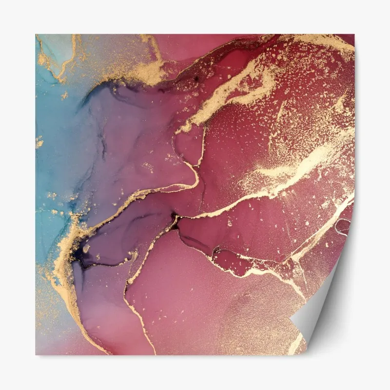 Naklejka repozycjonowalna nieskończone czerwone róże – Wallissimo®