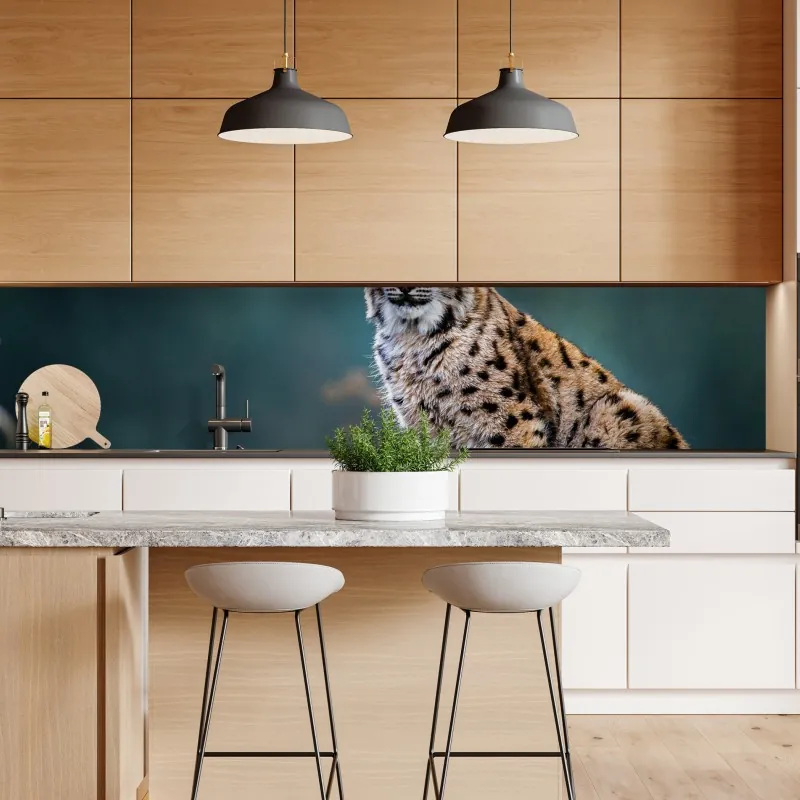 Naklejka repozycjonowalna portret studyjny czarnego labradora – Wallissimo®