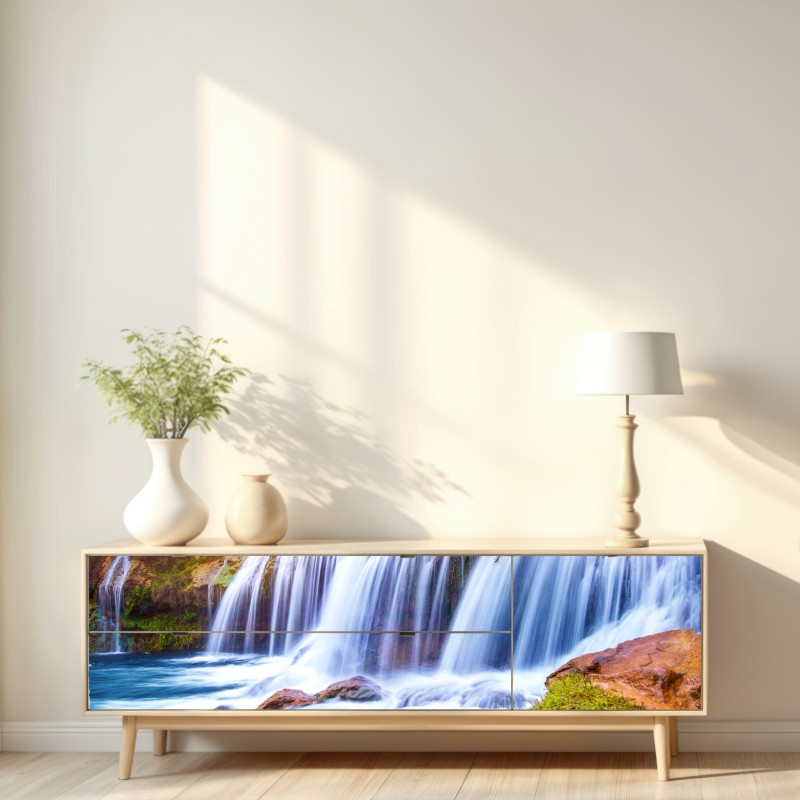 Naklejka repozycjonowalna Jiulong wodospad w Luoping, Chiny – Wallissimo® Naklejka repozycjonowalna Jiulong wodospad w Luoping, Chiny – Wallissimo®