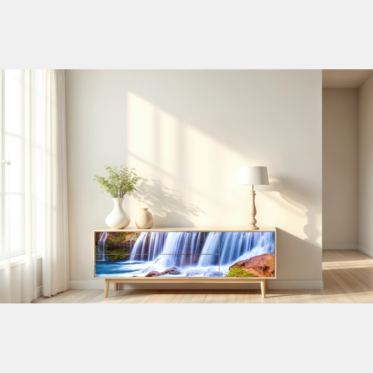 Naklejka repozycjonowalna Jiulong wodospad w Luoping, Chiny – Wallissimo® Naklejka repozycjonowalna Jiulong wodospad w Luoping, Chiny – Wallissimo®