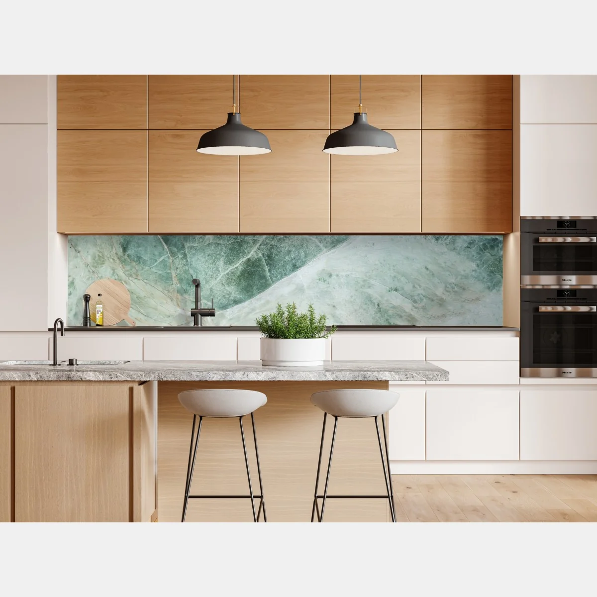 Naklejka repozycjonowalna zielona marmurowa faktura abstrakcyjna – Wallissimo® Naklejka repozycjonowalna zielona marmurowa faktura abstrakcyjna – Wallissimo®