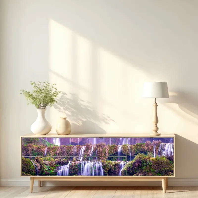 Naklejka repozycjonowalna pastelowy organiczny wzór abstrakcyjny – Wallissimo®