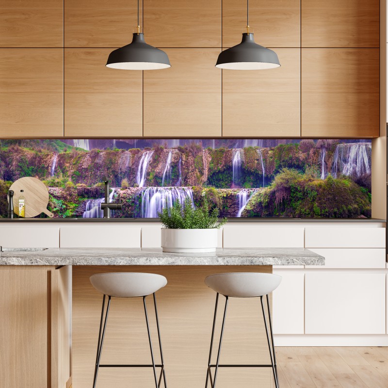 Naklejka repozycjonowalna spokojny wodospad Jiulong w Luoping, Chiny – Wallissimo® Naklejka repozycjonowalna spokojny wodospad Jiulong w Luoping, Chiny – Wallissimo®