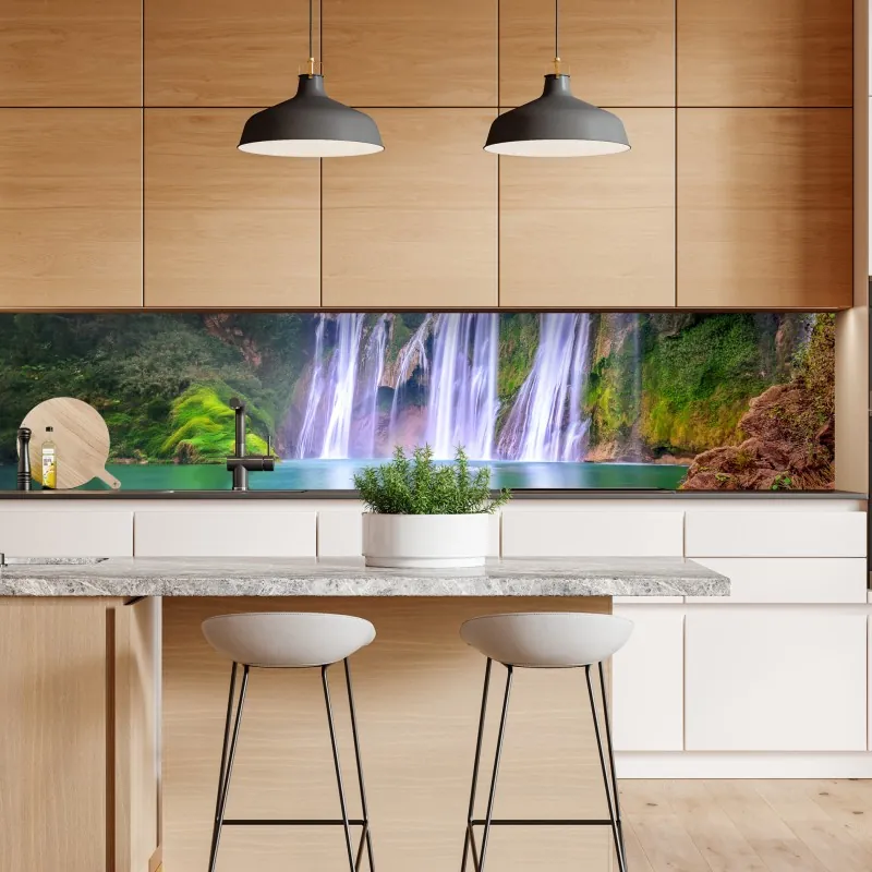 Naklejka repozycjonowalna złoty art deco łukowy wzór – Wallissimo®