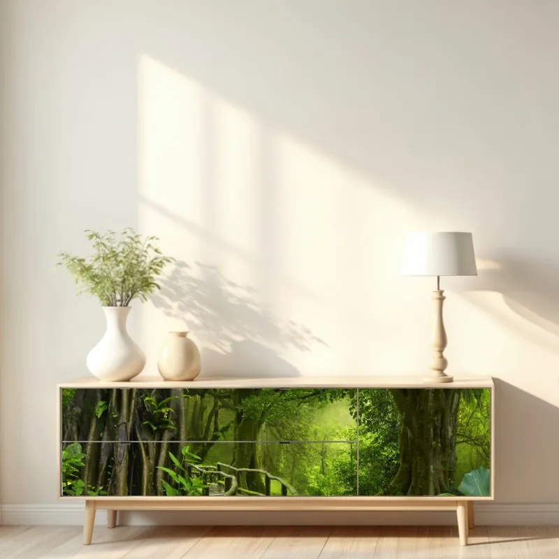 Naklejka repozycjonowalna drewniany pomost prowadzący na plażę Praia da Bordeira – Wallissimo®