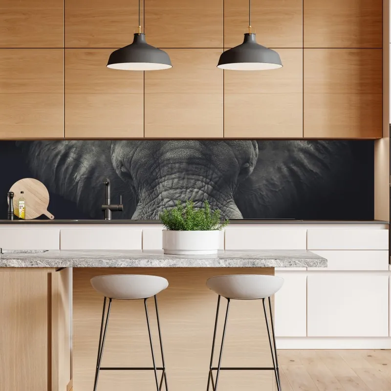 Naklejka repozycjonowalna białe zbliżenie stokrotki na czarnym tle – Wallissimo®