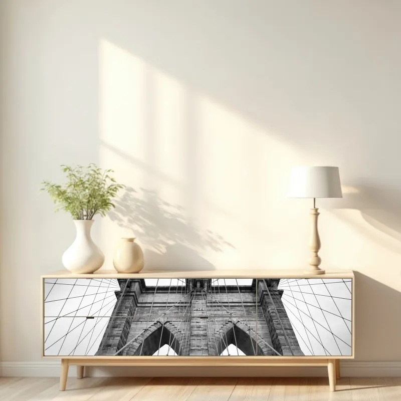 Naklejka repozycjonowalna zachód słońca nad wydmami Grace Bay – Wallissimo®