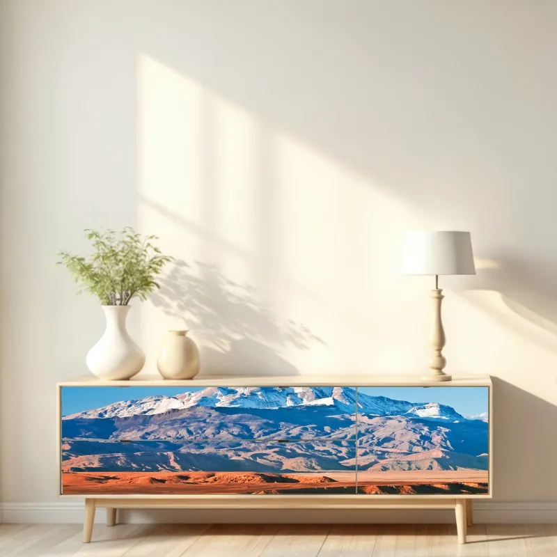 Naklejka repozycjonowalna portret czarnej pantery na czarnym tle – Wallissimo®