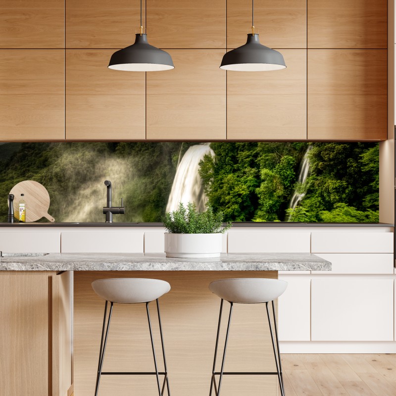 Naklejka repozycjonowalna wodospad Marmore w Umbrii: mglista zieleń – Wallissimo® Naklejka repozycjonowalna wodospad Marmore w Umbrii: mglista zieleń – Wallissimo®