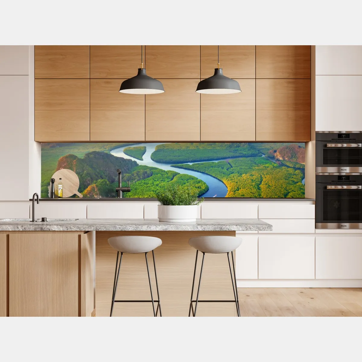 Naklejka repozycjonowalna wschód słońca nad Zatoką Phang Nga – Wallissimo® Naklejka repozycjonowalna wschód słońca nad Zatoką Phang Nga – Wallissimo®