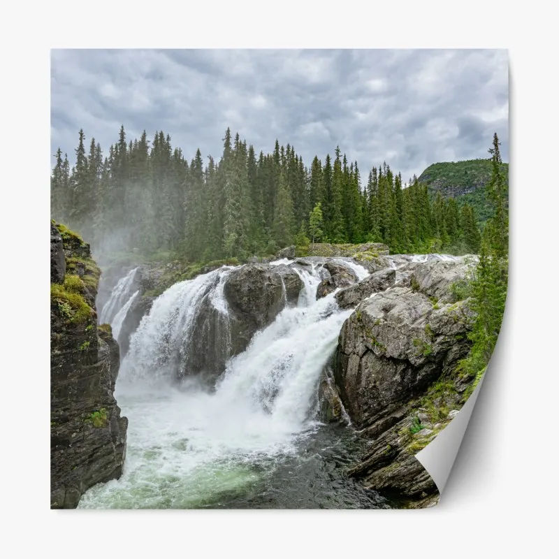 Naklejka repozycjonowalna żywy geometryczny wzór pop – Wallissimo®