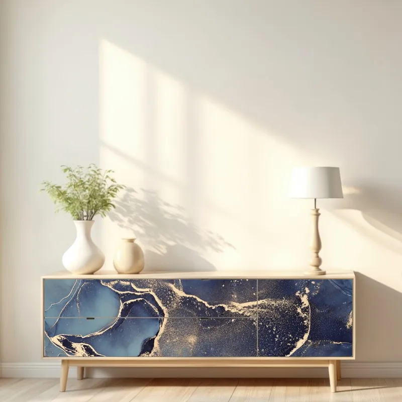 Naklejka repozycjonowalna różowy flaming w akwareli – Wallissimo®