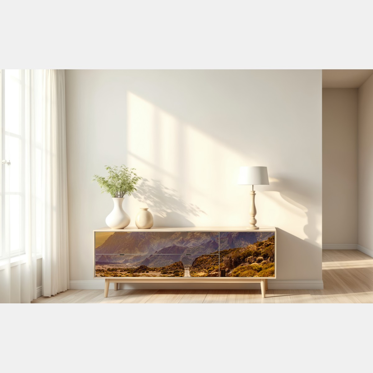 Naklejka repozycjonowalna droga w góry na Teneryfie – Wallissimo® Naklejka repozycjonowalna droga w góry na Teneryfie – Wallissimo®