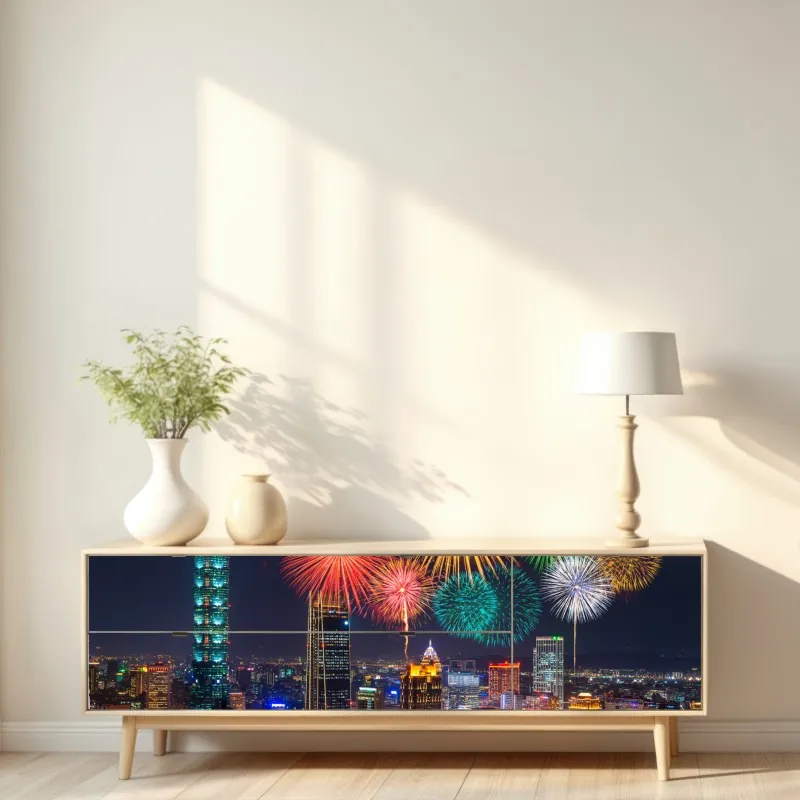 Naklejka repozycjonowalna rudy kociak w filiżance – Wallissimo®