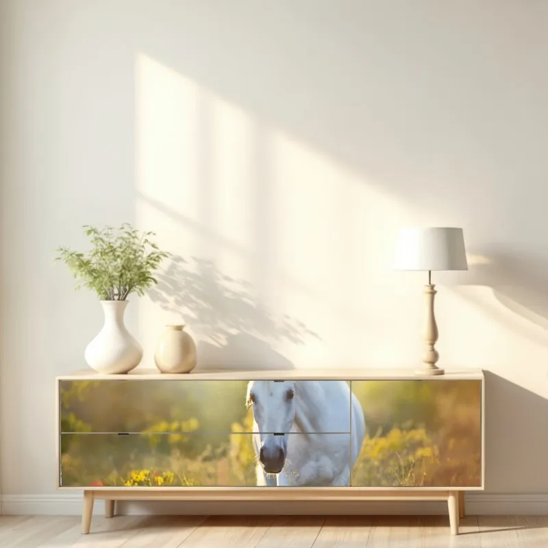 Naklejka repozycjonowalna radosny geometryczny wzór – Wallissimo®