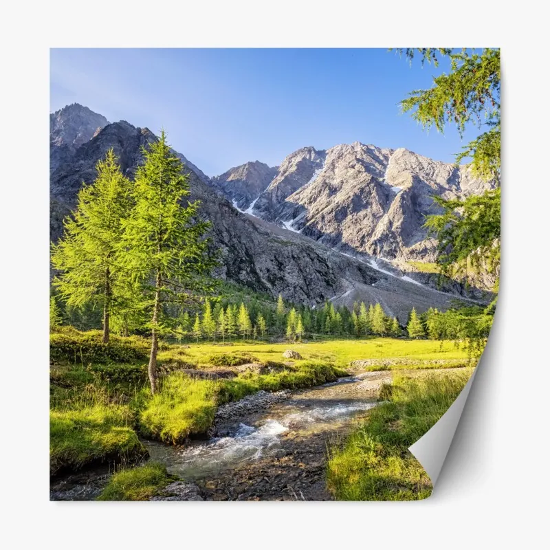 Naklejka repozycjonowalna elegancki beżowy wzór damask – Wallissimo®