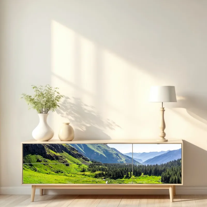 Naklejka repozycjonowalna wejście na plażę Debki nad Bałtykiem – Wallissimo®