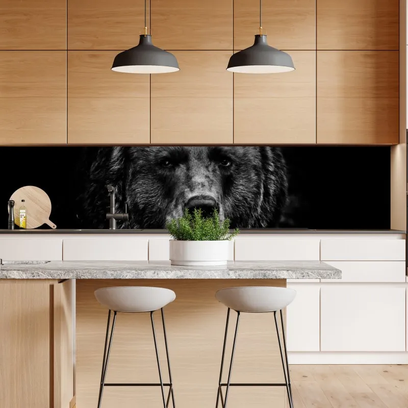 Naklejka repozycjonowalna mistyczny portret w złocie i błękicie – Wallissimo®