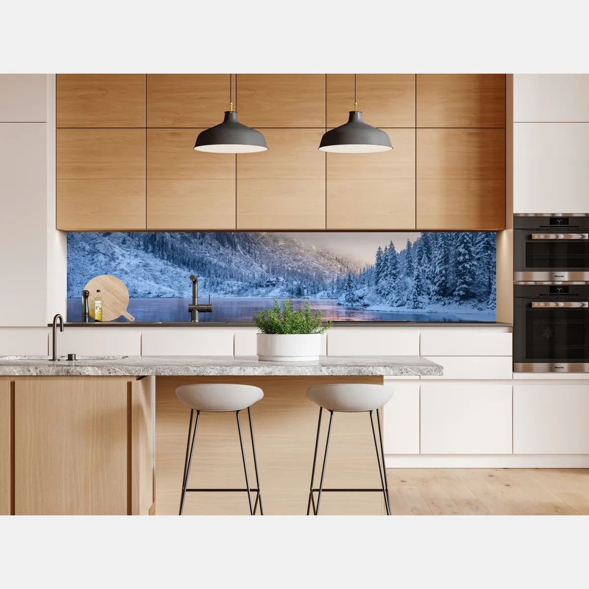 Naklejka repozycjonowalna zimowy wschód słońca w Tatrach Wysokich – Wallissimo® Naklejka repozycjonowalna zimowy wschód słońca w Tatrach Wysokich – Wallissimo®