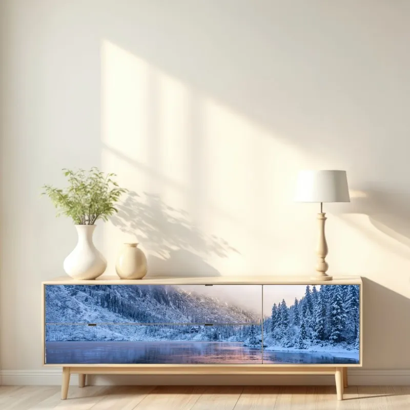 Naklejka repozycjonowalna zimowy wschód słońca w Tatrach Wysokich – Wallissimo® Naklejka repozycjonowalna zimowy wschód słońca w Tatrach Wysokich – Wallissimo®