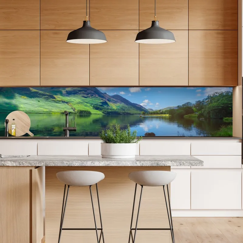 Naklejka repozycjonowalna portret czarnej pantery na czarnym tle – Wallissimo®