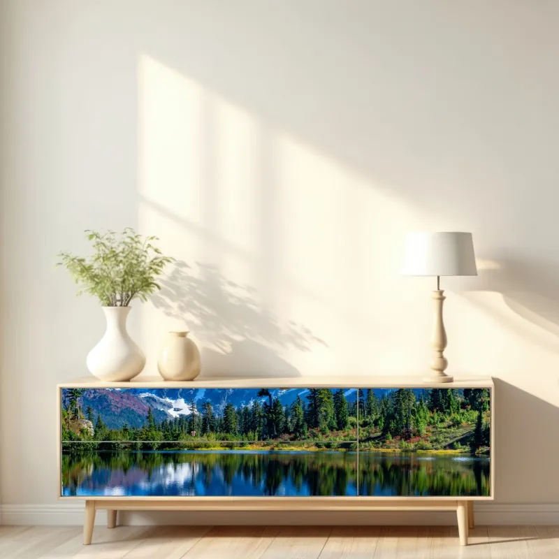 Naklejka repozycjonowalna bujne tropikalne liście – Wallissimo®