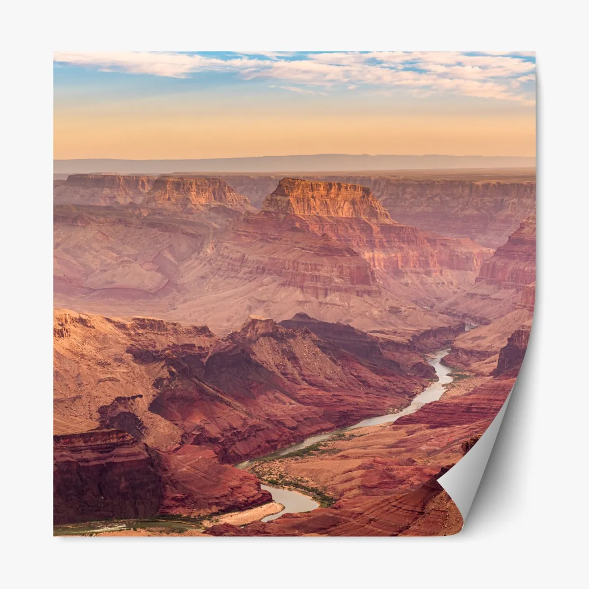 Naklejka repozycjonowalna Grand Canyon zachód słońca panorama – Wallissimo® Naklejka repozycjonowalna Grand Canyon zachód słońca panorama – Wallissimo®