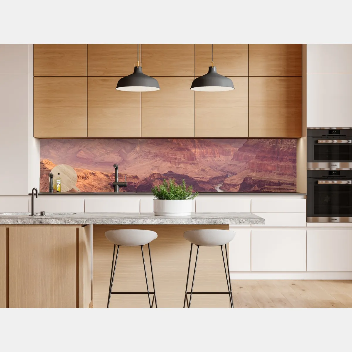 Naklejka repozycjonowalna Grand Canyon zachód słońca panorama – Wallissimo® Naklejka repozycjonowalna Grand Canyon zachód słońca panorama – Wallissimo®