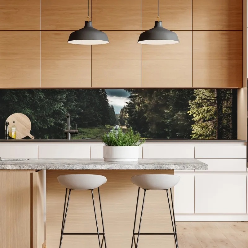 Naklejka repozycjonowalna sucha protea w sepii – Wallissimo®