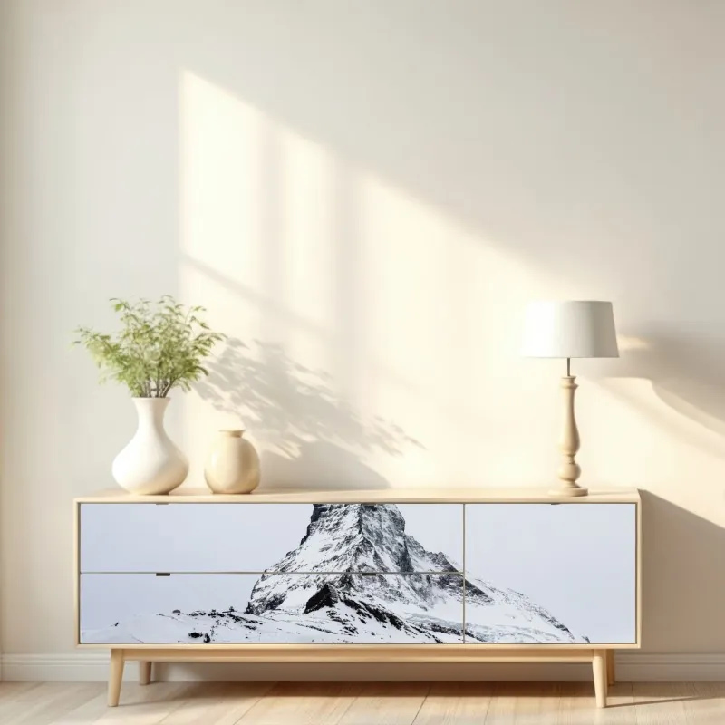 Naklejka repozycjonowalna spokojna plaża Konyaalti, Antalya – Wallissimo®