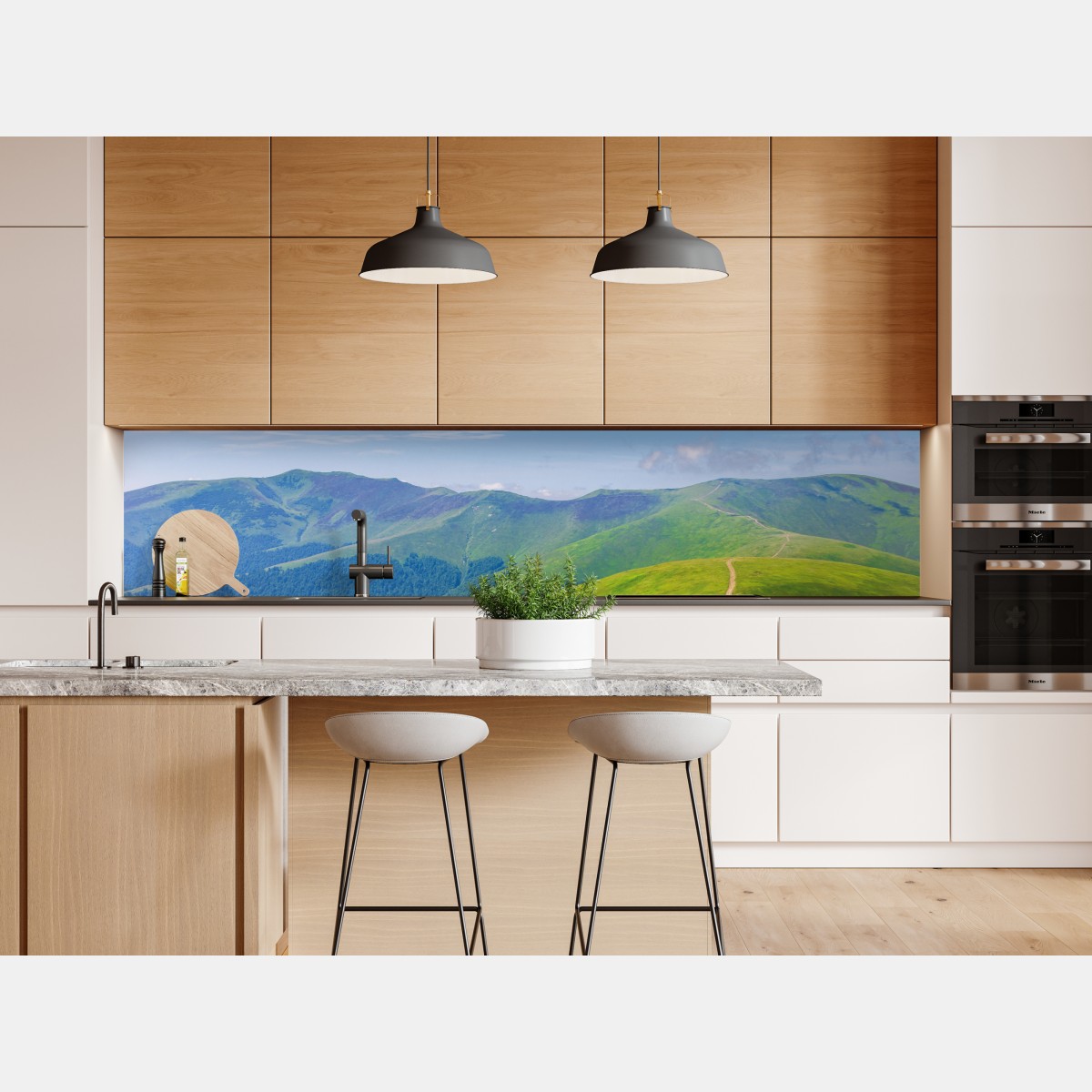 Naklejka repozycjonowalna słoneczna łąka Borżawa, Zakarpacie, Ukraina – Wallissimo® Naklejka repozycjonowalna słoneczna łąka Borżawa, Zakarpacie, Ukraina – Wallissimo®