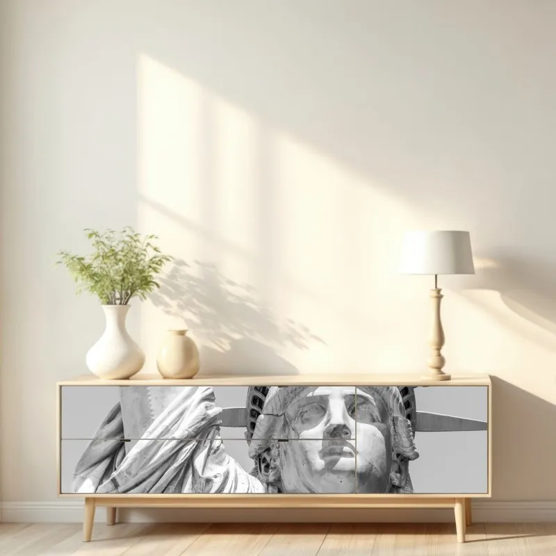 Naklejka repozycjonowalna Statua Wolności z bliska – Wallissimo® Naklejka repozycjonowalna Statua Wolności z bliska – Wallissimo®