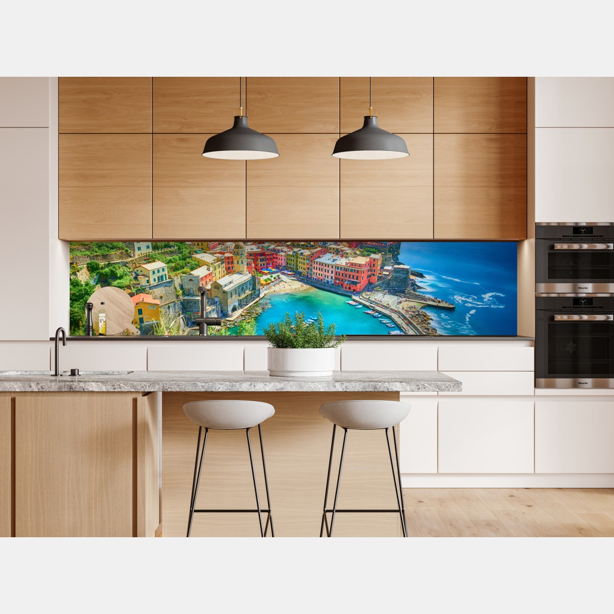 Naklejka repozycjonowalna Vernazza kolorowa wioska nadmorska, Włochy – Wallissimo® Naklejka repozycjonowalna Vernazza kolorowa wioska nadmorska, Włochy – Wallissimo®