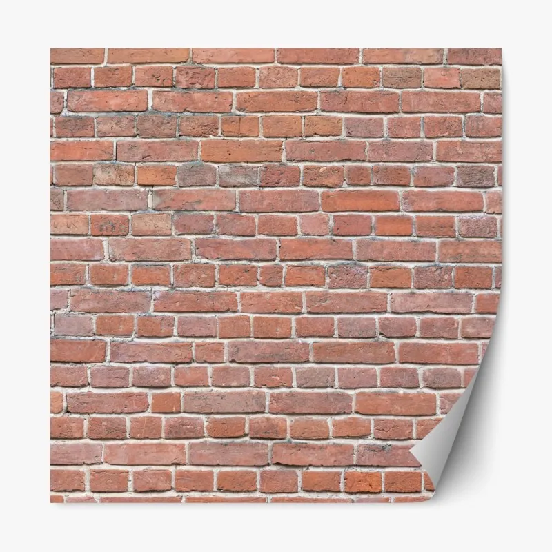 Naklejka repozycjonowalna tekstura czerwonej cegły