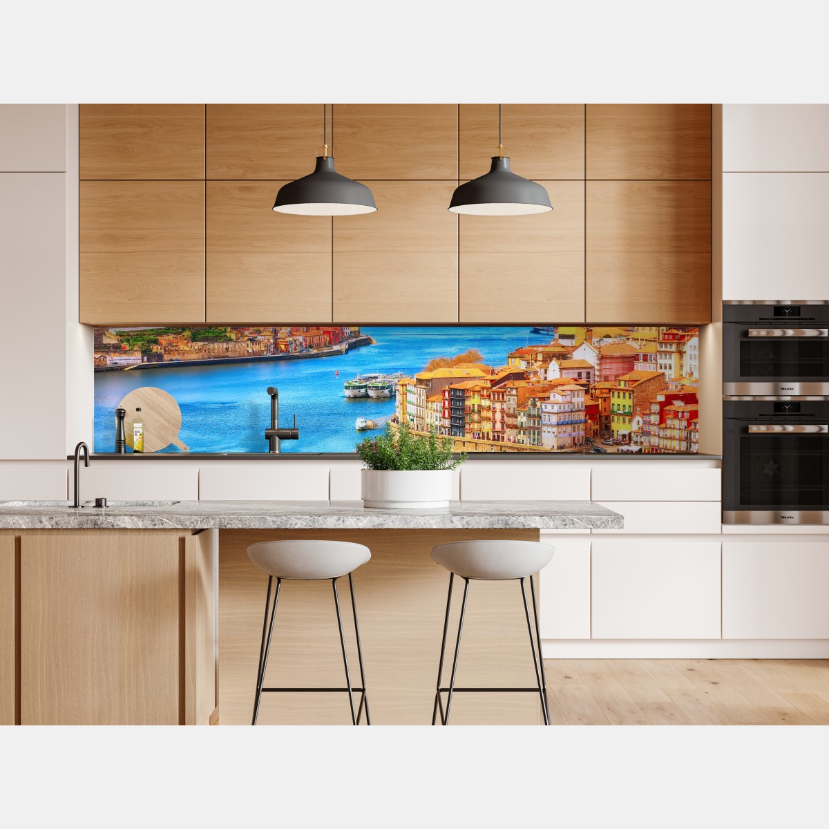 Naklejka repozycjonowalna Porto nabrzeżna panorama – Wallissimo® Naklejka repozycjonowalna Porto nabrzeżna panorama – Wallissimo®