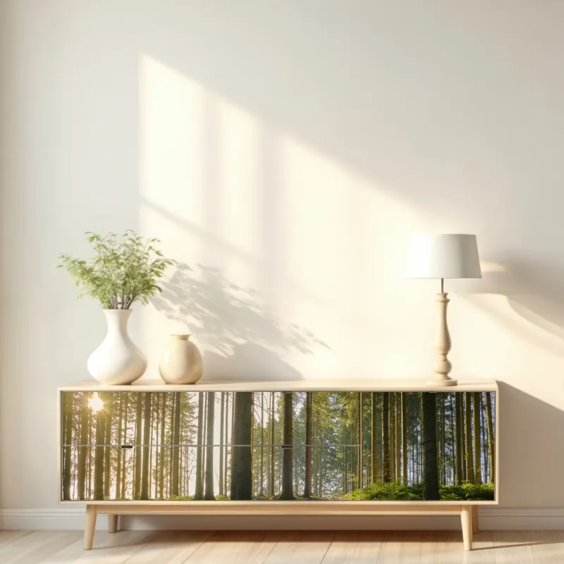 Naklejka repozycjonowalna słoneczny dzień na plaży – Wallissimo®