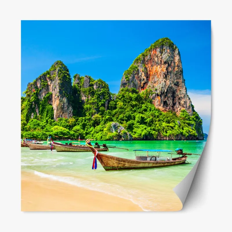 Naklejka repozycjonowalna odważne geometryczne linie – Wallissimo®