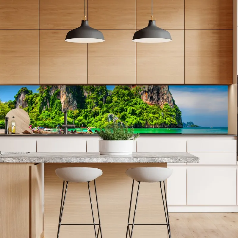 Naklejka repozycjonowalna odważne geometryczne linie – Wallissimo®