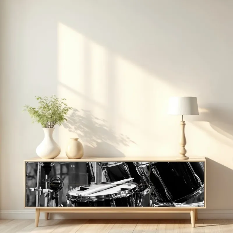 Naklejka repozycjonowalna spokojne alpejskie jezioro pod szczytem Wetterhorn, Szwajcaria – Wallissimo®