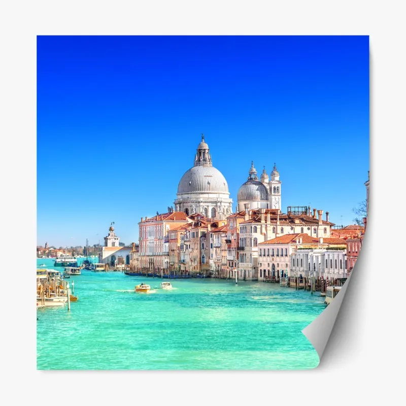 Naklejka repozycjonowalna akwarelowy wzór z ptakami i różami – Wallissimo®