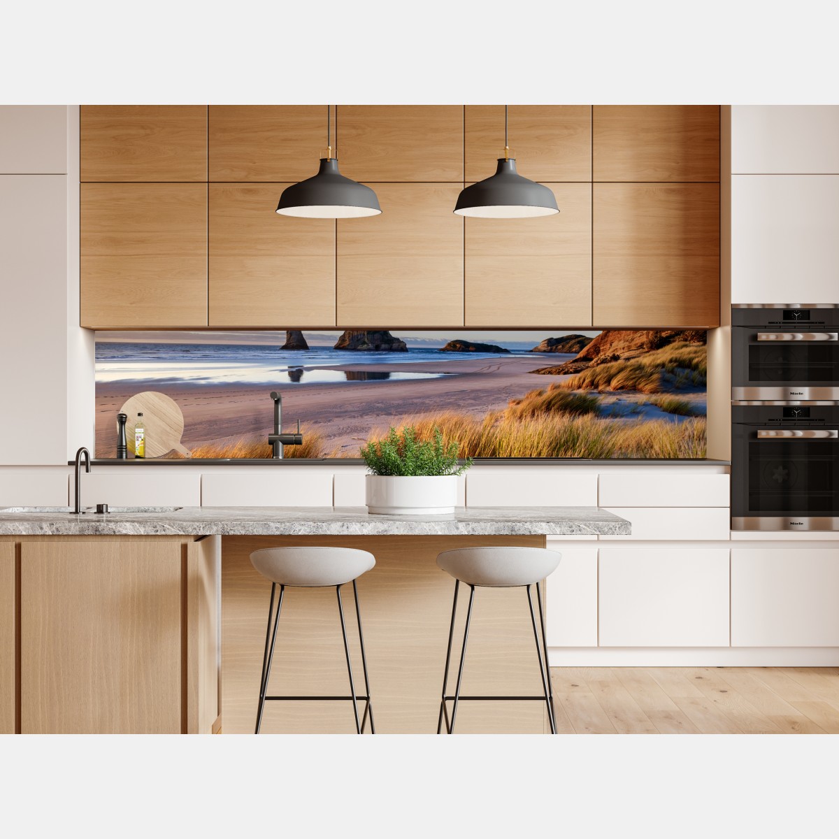 Naklejka repozycjonowalna Wharariki Beach poranny pejzaż nad morzem – Wallissimo® Naklejka repozycjonowalna Wharariki Beach poranny pejzaż nad morzem – Wallissimo®