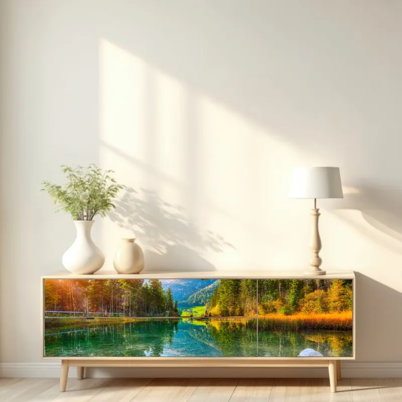 Naklejka repozycjonowalna surowa tekstura betonu na ścianie – Wallissimo®